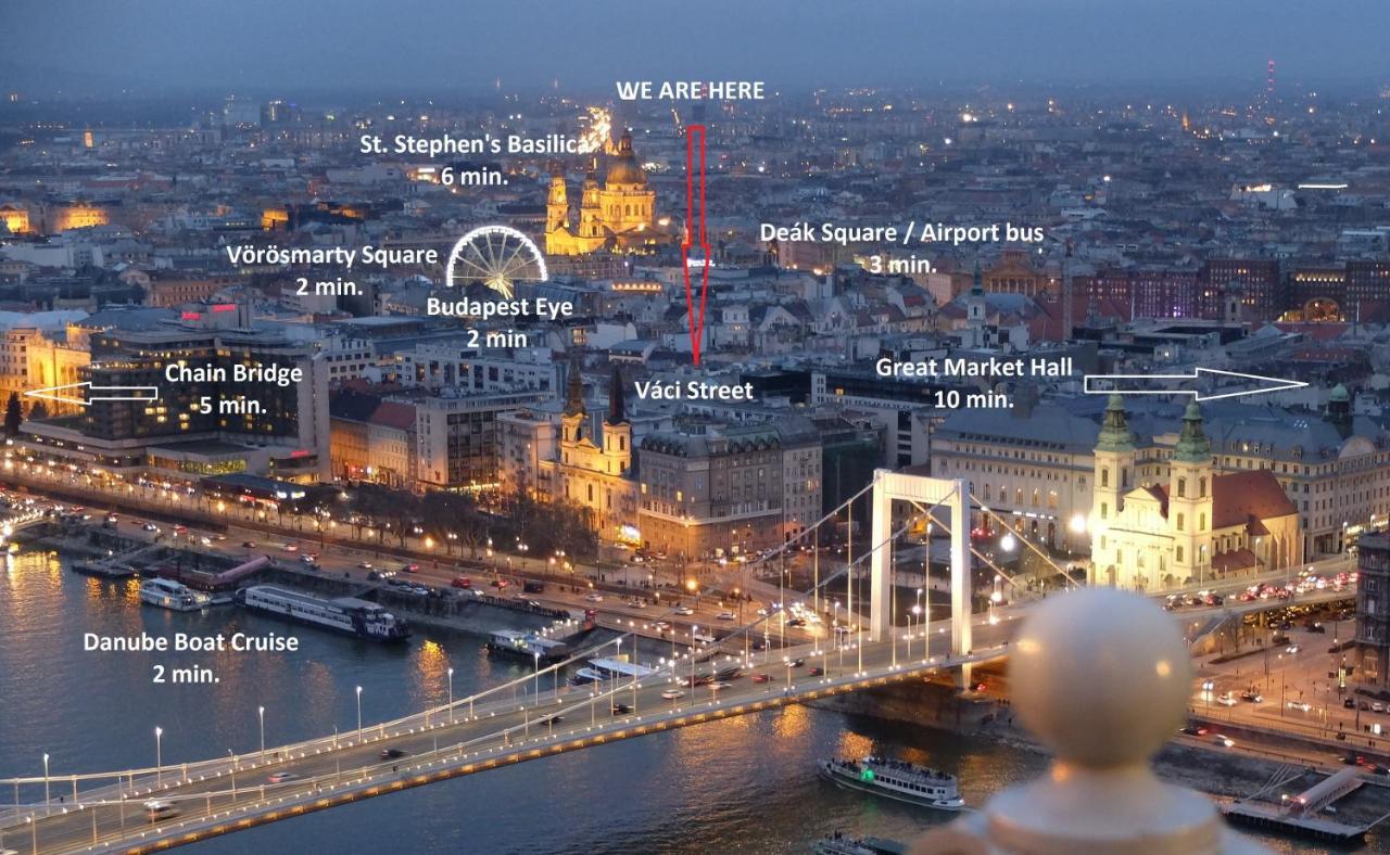 Central Apartman Budapest Eksteriør billede